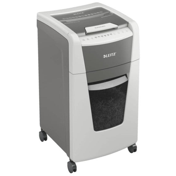 Distruggidocumenti automatico Leitz Office 300 P5 - taglio a frammenti P-5 2x15 mm - 60 L - 80160000