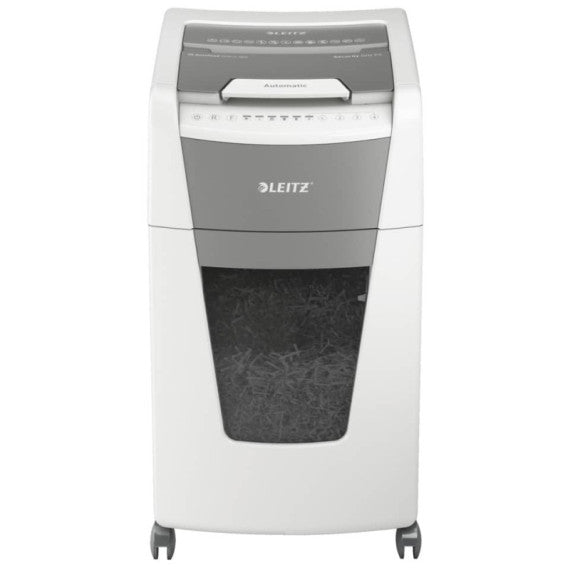 Distruggidocumenti automatico Leitz Office 300 P5 - taglio a frammenti P-5 2x15 mm - 60 L - 80160000