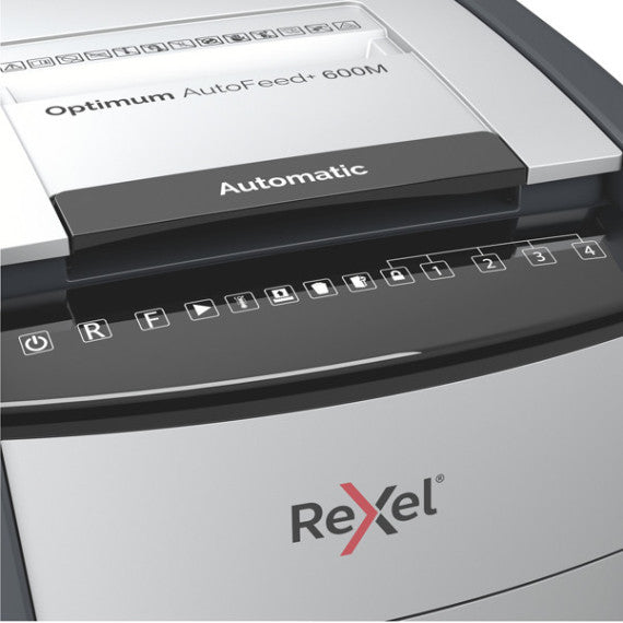 Distruggidocumenti Optimum AutoFeed+ 600M - a micro frammenti - Rexel