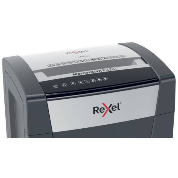 Distruggidocumenti Rexel Momentum P420 + taglio a frammenti P-4 4x35 mm  - 30 L -  2021420XEU