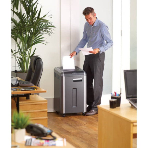 Distruggidocumenti uso frequente FELLOWES Powershred 225Ci P-4 60 L taglio a frammento 4x38 mm - 4622003
