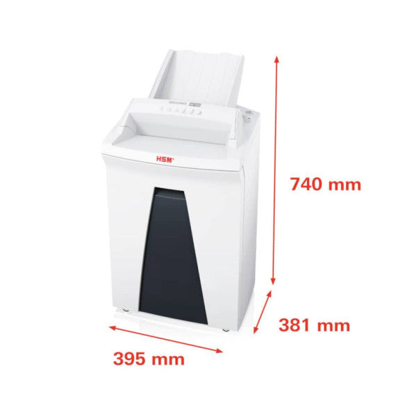 Distruggidocumenti uso frequente HSM SECURIO AF150 P-4 35 L - taglio a frammenti 4,5x30 mm - bianco - 2083111