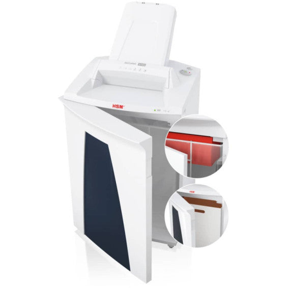 Distruggidocumenti uso frequente HSM SECURIO AF500 P-4 82 L - taglio a frammenti 4,5x30 mm - bianco - 2103111
