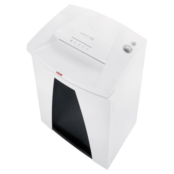 Distruggidocumenti uso frequente HSM SECURIO B34 P-2 - 100 L taglio a strisce 5,8 mm - bianco - 1841111