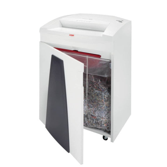 Distruggidocumenti uso frequente HSM SECURIO B35 P-2 - 130 L - taglio a strisce 5,8 mm - bianco1921111