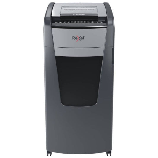 Distruggidocumenti uso frequente Optimum AutoFeed+ 600M EU Rexel P-5 110L taglio a frammenti 2x15 mm - nero - 2020600MEU