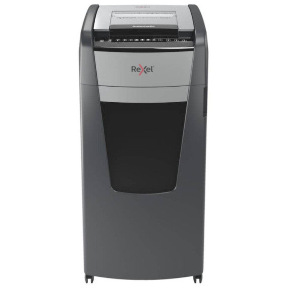 Distruggidocumenti uso frequente Optimum AutoFeed+ 600M EU Rexel P-5 110L taglio a frammenti 2x15 mm - nero - 2020600MEU