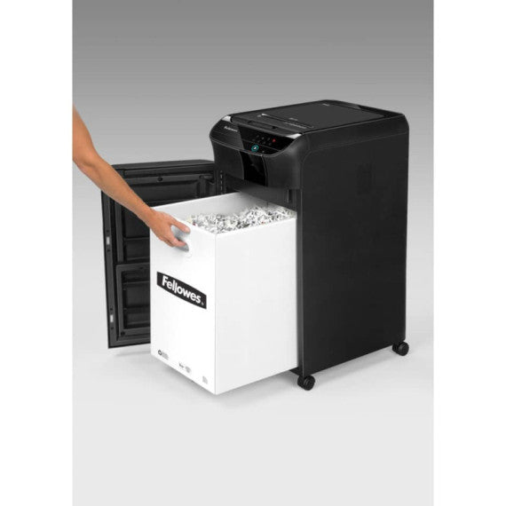 Distruggidocumenti uso frequente  P-4 68 L FELLOWES AutoMax? 350C - taglio a frammenti 4x38 mm nero - 4964101