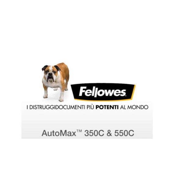 Distruggidocumenti uso frequente  P-4 68 L FELLOWES AutoMax? 350C - taglio a frammenti 4x38 mm nero - 4964101