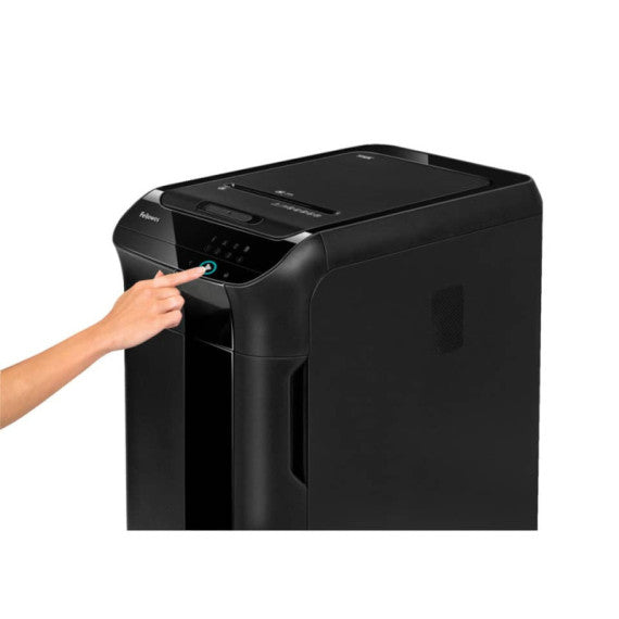 Distruggidocumenti uso moderati FELLOWES AutoMax? 550C - P-4 - 83 L - taglio a frammenti 4x38mm - nero - 4963101