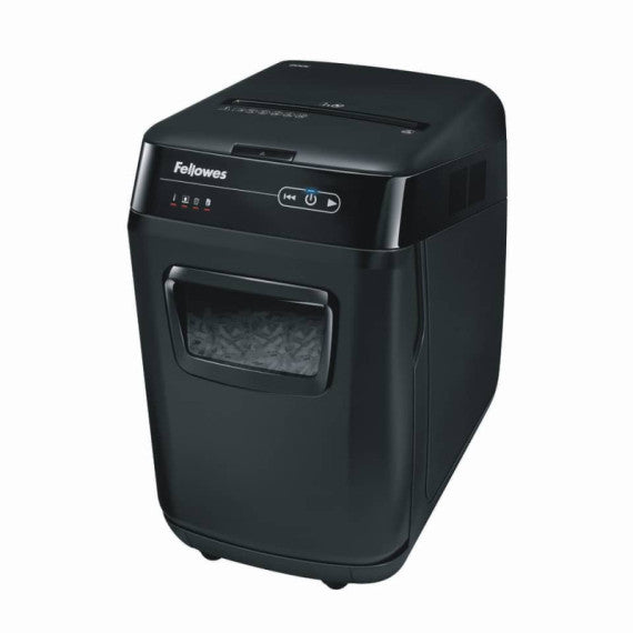 Distruggidocumenti uso moderato FELLOWES AutoMax? 200C - P-4 - 32 L - taglio a frammenti 4x38 mm - nero - 4653602