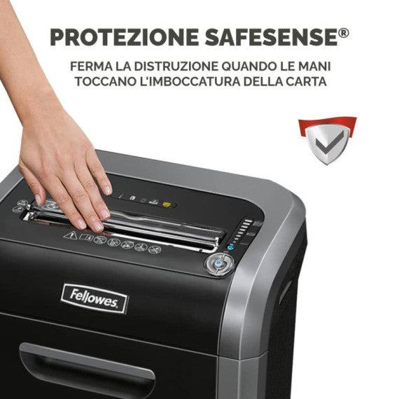 Distruggidocumenti uso moderato FELLOWES Powershred® 79Ci - P-4 - 23 L - taglio a frammenti 4x38 mm - 4679004