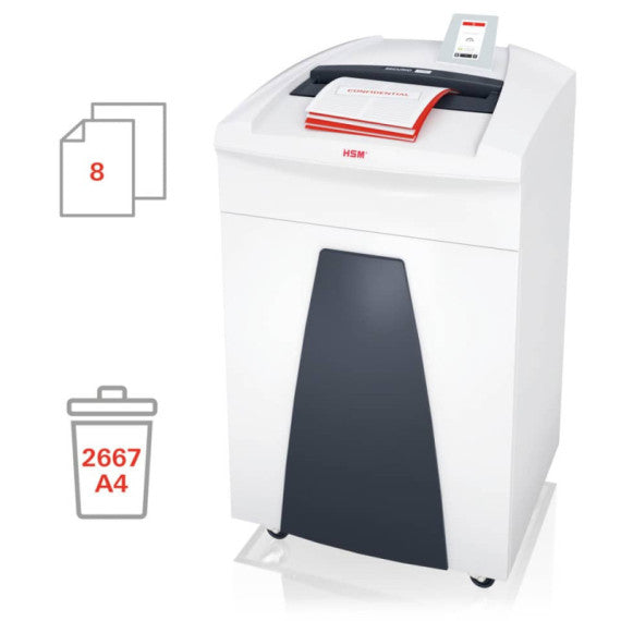 Distruggidocumenti uso moderato HSM SECURIO P36i - P-7 - 145 L - taglio a microframmenti 1x5 mm - 1854121