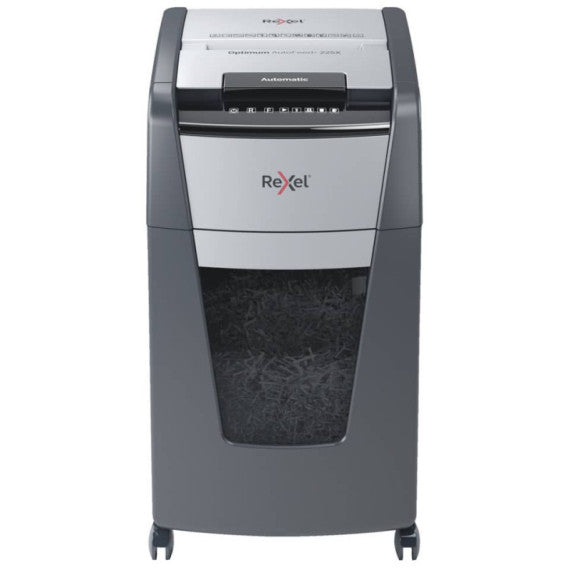 Distruggidocumenti uso moderato Optimum AutoFeed+ 225X EU Rexel - P-4 - 60 L - taglio a frammenti 4x28 mm - 2020225XEU