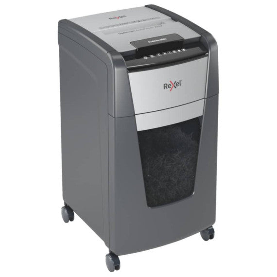 Distruggidocumenti uso moderato Optimum AutoFeed+ 225X EU Rexel - P-4 - 60 L - taglio a frammenti 4x28 mm - 2020225XEU