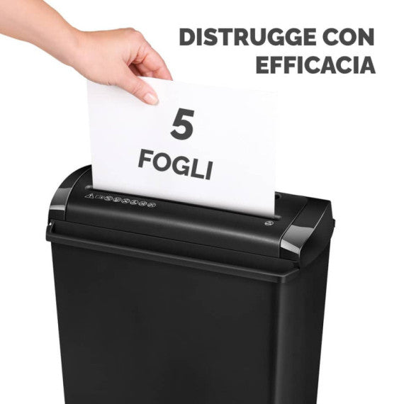 Distruggidocumenti uso personale Fellowes Powershred® P-25S - P-1 - 11 L taglio a strisce 7 mm - 4701001