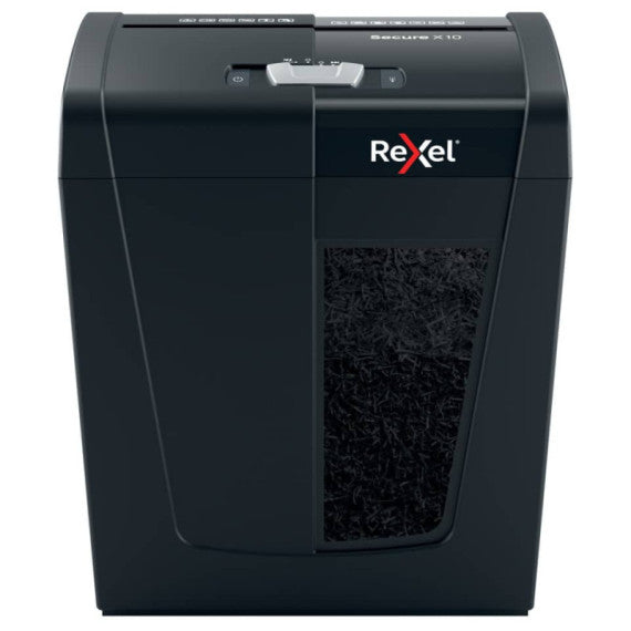 Distruggidocumenti uso personale Rexel Secure X10 - P-4 - 18 L - taglio a frammenti 4x40 mm - 2020124EU