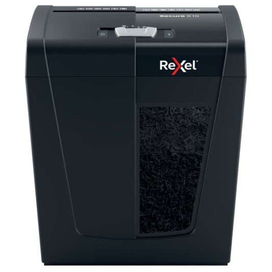 Distruggidocumenti uso personale Rexel Secure X10 - P-4 - 18 L - taglio a frammenti 4x40 mm - 2020124EU