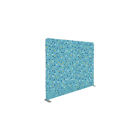 Divisorio in tessuto Wall Decor - 200 x H 150 cm - azzurro/bolle - Studio T