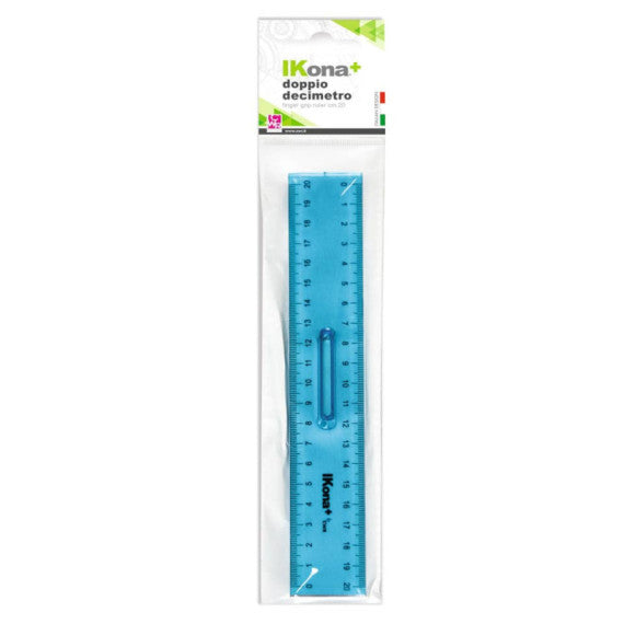 Doppio decimetro Ikona colore azzurro  571 - 2