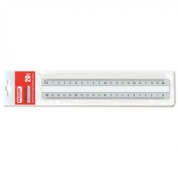 Doppiodecimetro 18420 - alluminio - con impugnatura - Arda