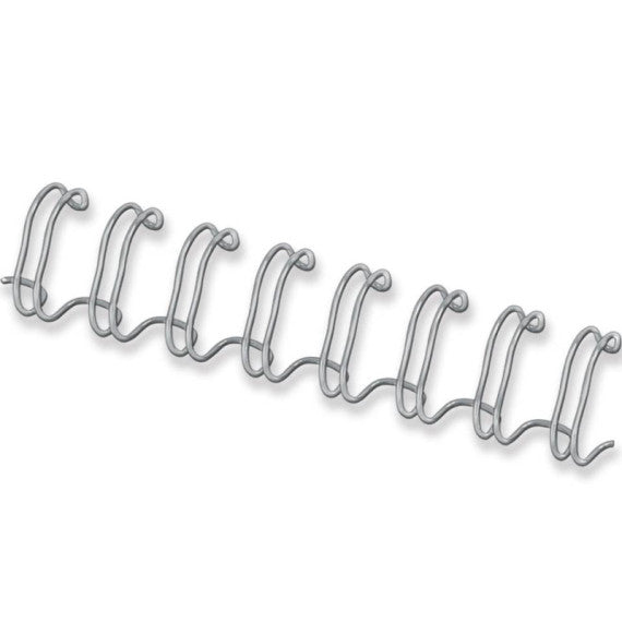 Dorsi metallici FELLOWES argento 10 mm - - capacità 61-80 fogli conf.100 - 5327901