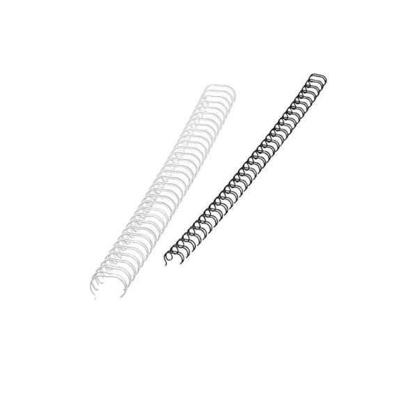 Dorsi metallici FELLOWES bianco 6 mm - - capacità 1-35 fogli conf.100 - 53215