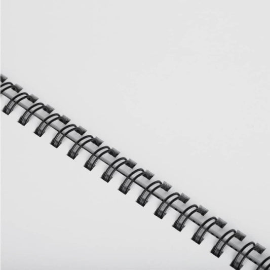 Dorsi metallici FELLOWES nero 8 mm - - capacità 36-60 fogli conf.100 - 53261