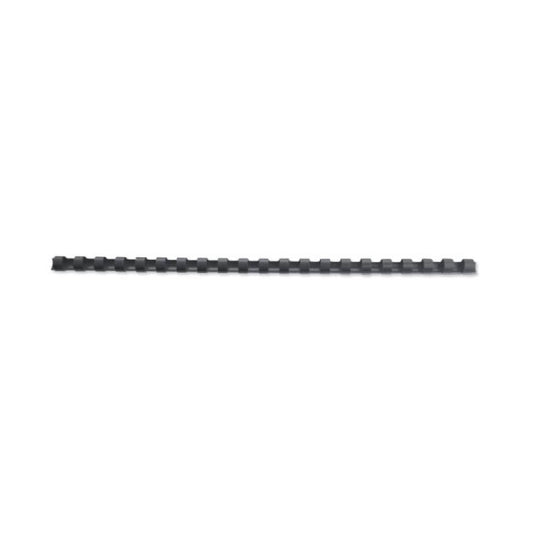 Dorsi plastici a 21 anelli GBC CombBind 14 mm A4 nero -  fino a 125 fogli conf da 100 dorsi - 4028178