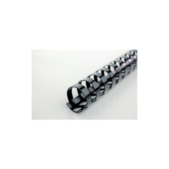 Dorsi plastici a 21 anelli GBC CombBind 14 mm A4 nero -  fino a 125 fogli conf da 100 dorsi - 4028178