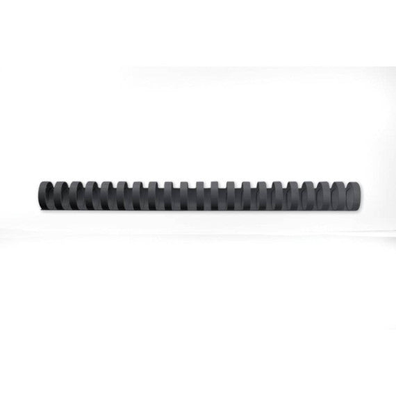 Dorsi plastici a 21 anelli GBC CombBind 16 mm A4 nero - fino a 145 fogli conf da 100 dorsi - 4028600
