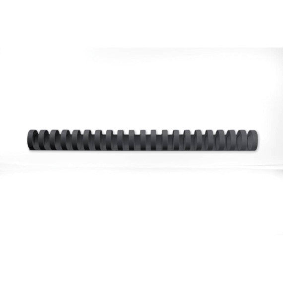 Dorsi plastici a 21 anelli GBC CombBind 25 mm A4 nero - fino a 225 fogli conf da 50 dorsi - 4028182