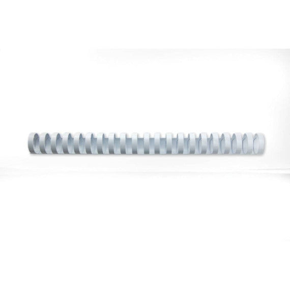 Dorsi plastici CombBind a 21 anelli - 22 mm A4 - fino a 195 fogli - conf da 100 dorsi GBC bianco - 4028612