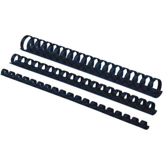Dorsi plastici FELLOWES blu ad anello tondo 12 mm - 56-80 fogli conf.100 - 5346305