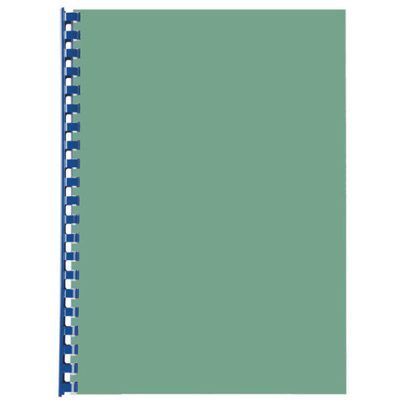 Dorsi spirale - 21 anelli - 8 mm - blu - GBC - conf. 100 pezzi