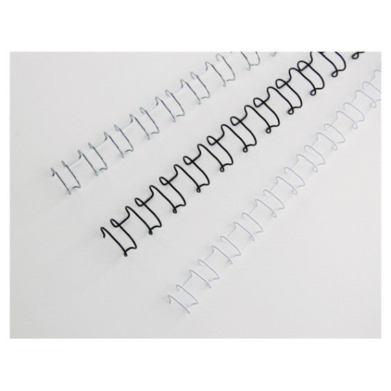 Dorsi spirale IbiWire - metallo - 21 anelli - 6 mm - argento - GBC - scatola 100 pezzi