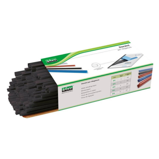 Dorsini tondi in PVC Lebez - dorso 4 mm - colore nero - 871-N