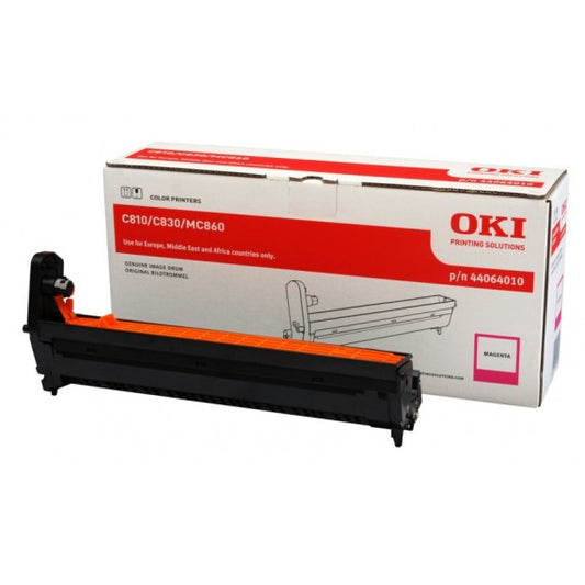 DRUM OKI MC851 MAGENTA 44064010 TAMBURO ORIGINALE PER OKI C801,C810,C821,C830,C851,C860,C861 44064010 20.000 PAGINE