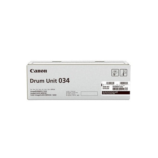 DRUM UNIT 034 NERO ORIGINALE 9458B001AA TAMBURO PER CANON IMAGECLASS MF-810CDN,MF-820CDN, IR C1225, IR C1225iF 32.500 PAGINE