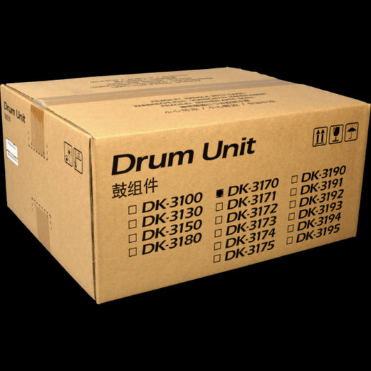 DRUM UNIT DK-3170 302T993060 TAMBURO ORIGINALE PER KYOCERA ECOSYS M3145dn,M3645dn,P3045dn,P3145dn 300.000 PAGINE DK3170