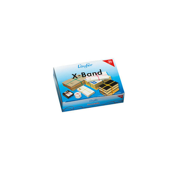 Elastici X Band - diametro 10 x 15 x 1,1 cm- 100 gr - colori assortiti - Lebez