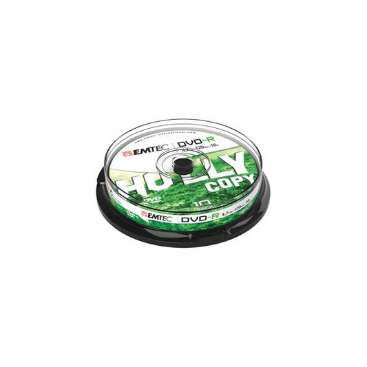 Emtec - DVD-R - registrabile - ECOVR471016CB - 4,7GB - conf. 10 pz