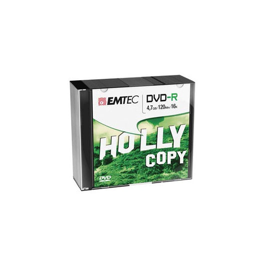 Emtec - DVD-R - registrabile - ECOVR471016SL - 4,7GB - conf. 10 pz