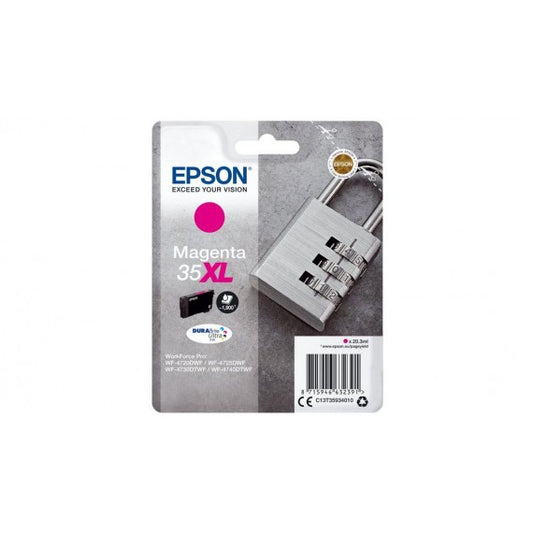 EPSON T3593 MAGENTA 35XL C13T35934010 CARTUCCIA ORIGINALE PER Workforce 4720,4725,4730,4735,4740 20.3ML 1.900 PAGINE