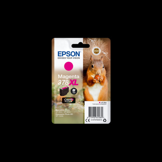 EPSON T3783XL MAGENTA 378XL C13T37934010 CARTUCCIA ORIGINALE PER EPSON EXPRESSION HOME XP15000,8005,8500,8505 9.3ML 830 PAGINE