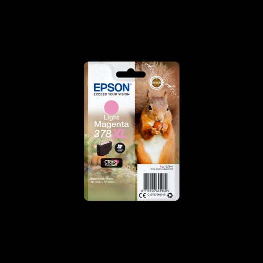 EPSON T3786XL LIGHT MAGENTA 378XL C13T37964010 CARTUCCIA ORIGINALE PER EPSON EXPRESSION HOME XP15000,8005,8500 10.3ML 830 PAGINE