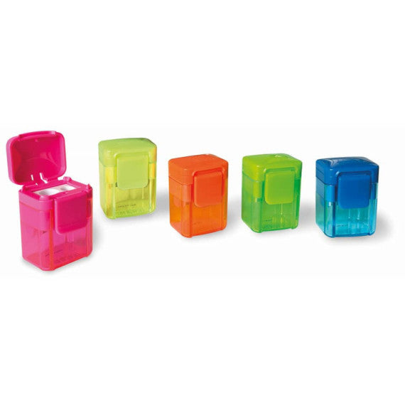 Espositore 20 temperamatite a 2 fori Arda Smart Fluo Colours assortiti TE804SC