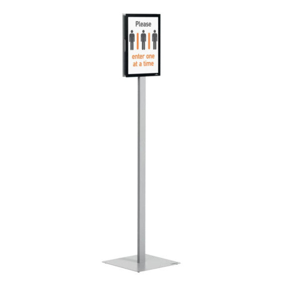 Espositore da pavimento INFO STAND BASIC antracite Durable A4 5012-57