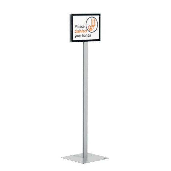 Espositore da pavimento INFO STAND BASIC antracite Durable A4 5012-57