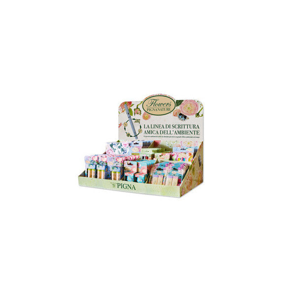 Espositore Nature Flowers - cancelleria assortita - Pigna